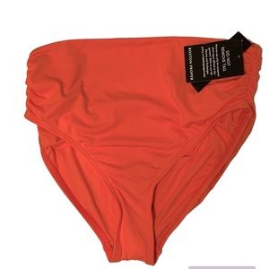 Swim Bottom in Hot Coral Size Large **NEW**